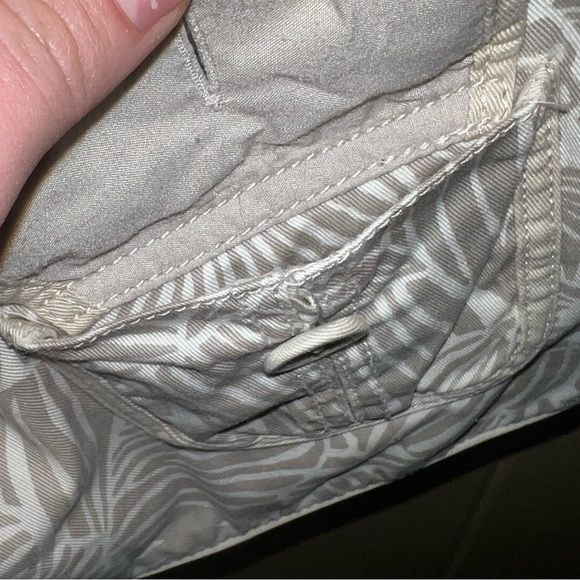 3/$10 Aeropostale Tan Cotton Design Messenger Shoulder Crossbody Bag - Picture 8 of 13